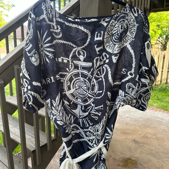 Zara silky oversized tunic beach - Picture 2 of 9